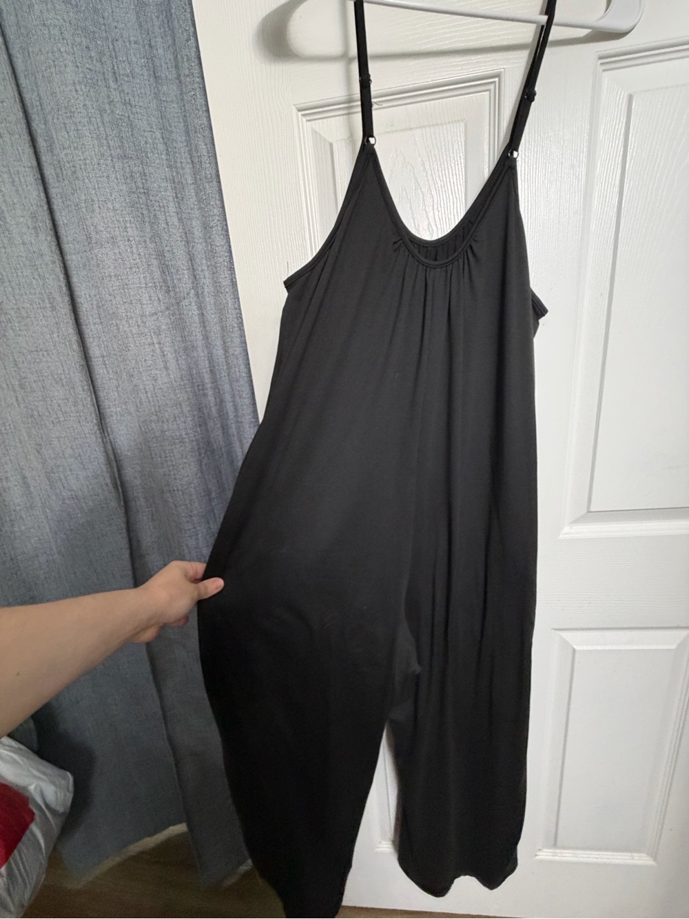 Black Women's Slip Jumpsuit